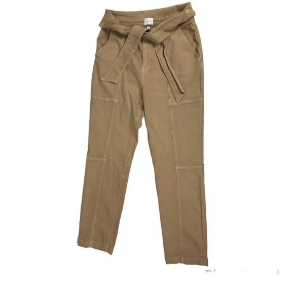JONATHAN SIMKHAI Henley Tie Waist Pants tan - Picture 14 of 15